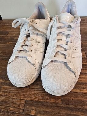 adidas Classic Superstar Sneakers in Light Beige